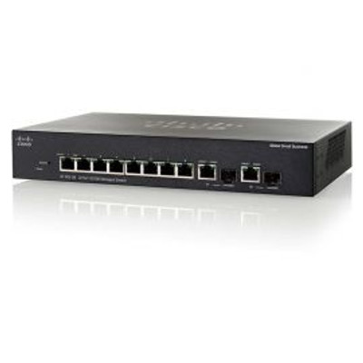 SF302-08 - Cisco 8 10/100 Ports 2 Combo Mini-Gbic Ports