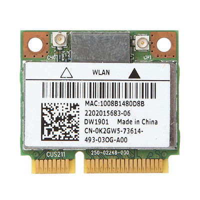 Dell DW1901 WiFi + Bluetooth 4.0 Mini Network Card
