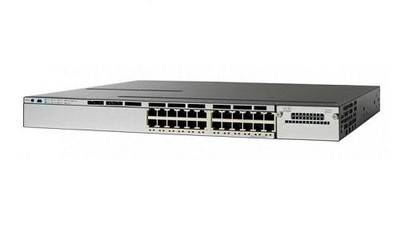 WS-C3850-24XUW-S - Cisco Catalyst WS-C3850-24XU 24-Ports UPoE 10GBase-T Manageable Layer3 Rack-mountable 1U Switch