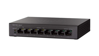 SG110D-08HP-RF - Cisco SG110D-08HP 8-Port Gigabit PoE Network Switch