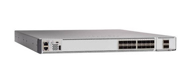 Cisco Catalyst 9500 16-Port 10G K12 switch for educational use - mounted in a server rack