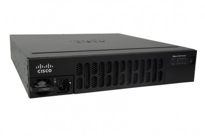 Cisco ISR 4351 router with DNA, 3GE, 3NIM, 2SM, 4G Flash, 4G DRAM, IP Base, for networking applications