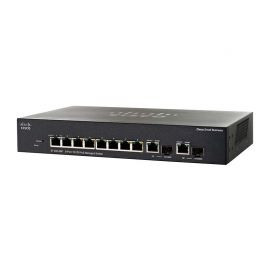 SF302-08P-RF - Cisco 8-Port 10/100 PoE 2 Combo Mini-GBIC Switch