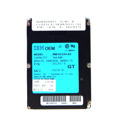 IBM 344MB 3800RPM ATA/IDE 2.5 Internal Hard Drive for Servers
