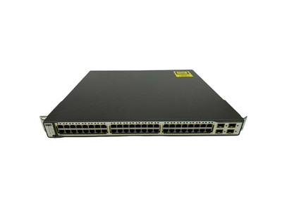 WS-C3750G-48TS-S= - Cisco 48-Port Gigabit RJ-45 PoE Network Switch