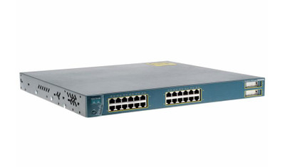 Cisco Catalyst 3550 24-Ports 10/100 Switch with 2 1000BaseX Port Uplinks, PoE, for Network Switching