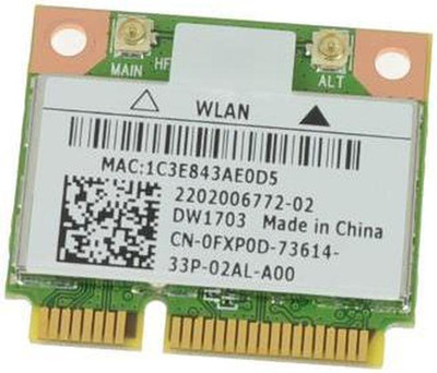 FXP0D - Dell 802.11n Mini PCIe Wireless Network Adapter