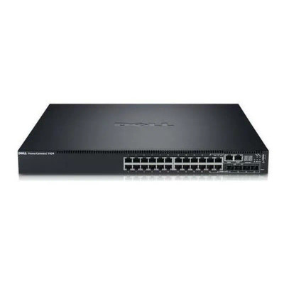 Dell CGRY2 PowerConnect 7024 24-Port 1GBe SFP Managed Switch
