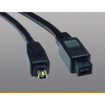 Tripp Lite FireWire Cable 6ft Black Male FireWire to Male FireWire - F019-006 - Compatible with FireWire devices