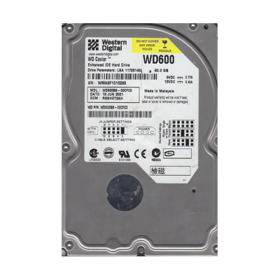 WD600BB-00CFC0 - Western Digital 60GB 7200RPM EIDE 2MB 3.5" HDD