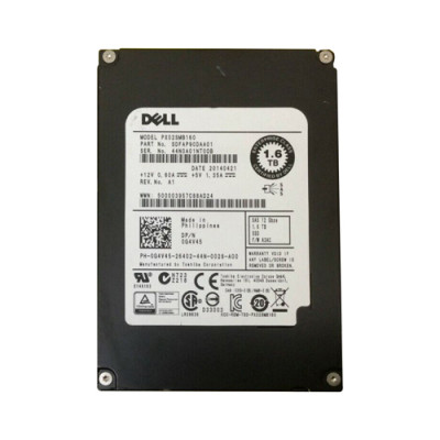 G4V45 - Dell 1.6TB SAS 12Gb/s 2.5" Hot-Plug SSD