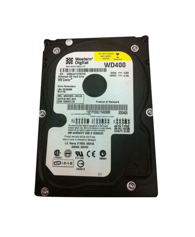 WD WD400BB-23FJA0 Caviar 40GB 7200RPM EIDE 3.5-Inch Hard Drive