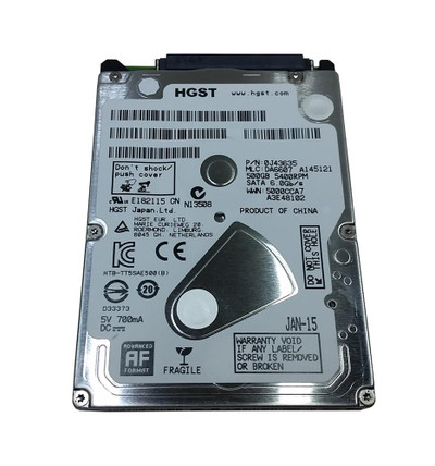 0J43635 - HGST 500GB 5400RPM 2.5" SATA 6Gb HDD