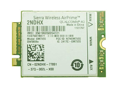 DW5808E - Dell WiFi Mini PCI-E Wireless Card