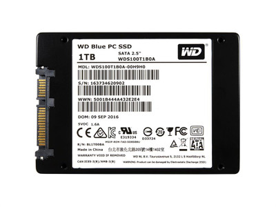 Western Digital Blue 1TB SATA 6Gbps SSD for laptops - WDS100T1B0A-00H9H0