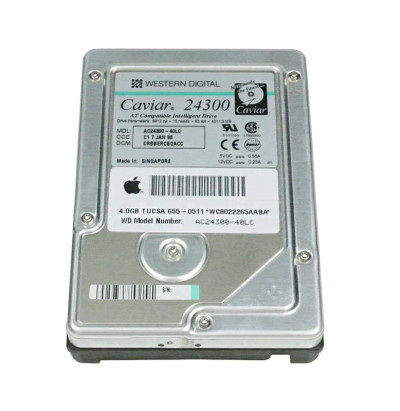 Western Digital Caviar 4.3GB 5400RPM EIDE 512KB Cache Hard Drive for 3.5-Inch servers