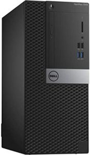 OptiPlex7050 - Dell Desktop Core-i7 4GB DDR4 4-Slots 8GB DVD/RW 256GB SSD Windows 10 Pro