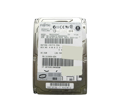 MHS2030AT - Fujitsu 30GB 4200RPM IDE 2.5" HDD