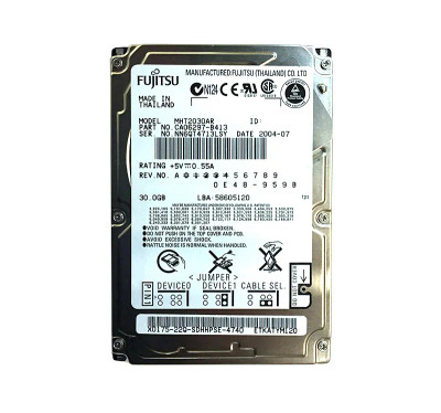 MHT2030AR - Fujitsu 30GB 4200RPM 2.5" IDE HDD