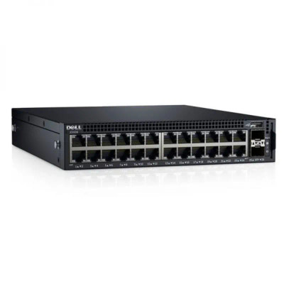 Dell Networking X1026 24-Port SFP PoE Gigabit Ethernet Switch for Rack Mounting