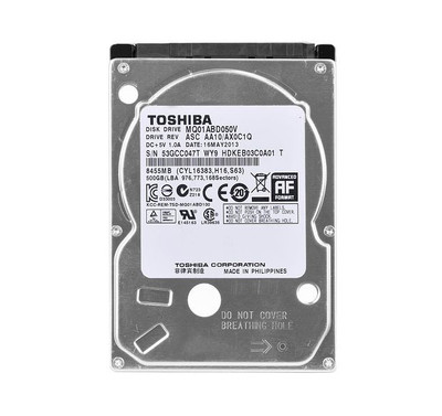 MQ01ABD050V - Toshiba 500GB 5400RPM SATA 3.0 Gbps 2.5 16MB Cache Video Stream Hard Drive