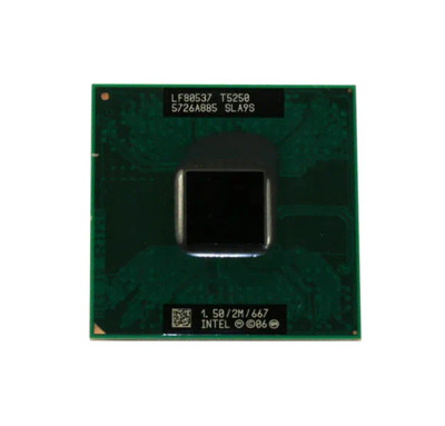 Intel Core 2 Duo T5250 1.50GHz notebook processor for PPGA478 socket laptops, SKU SLA9S