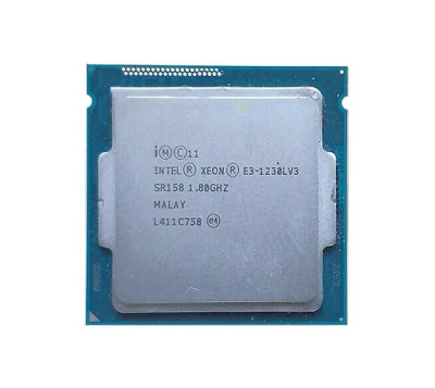 SR158 Intel Xeon Quad Core E3-1230LV3 1.8GHz Processor for FCLGA1150 Socket Servers