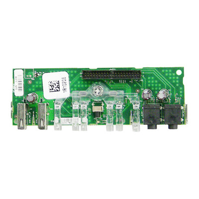 TJ853 - Dell Front USB I/O Audio Circuit Board with LED for Optiplex 740