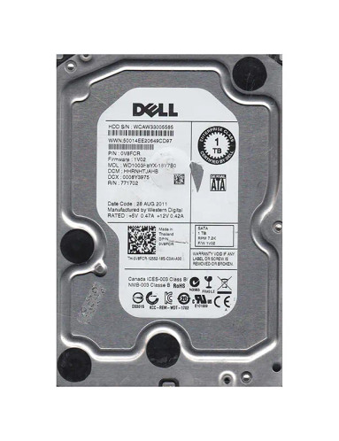 WD WD1003FBYX-18Y7B0 RE4 1TB 7200RPM SATA 3Gb/s 64MB Cache HDD