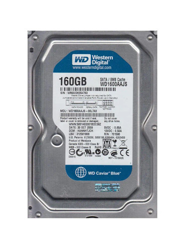WD1600AAJS-00L7A0 - Western Digital 160GB 7200RPM SATA 3Gb/s 3.5" HDD
