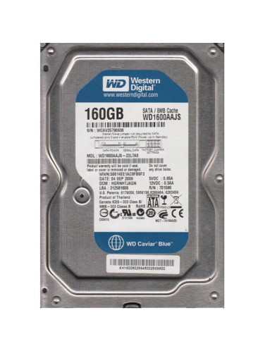WD1600AAJS-22L7A0 - Western Digital 160GB SATA 7200RPM 8MB 3.5" HDD