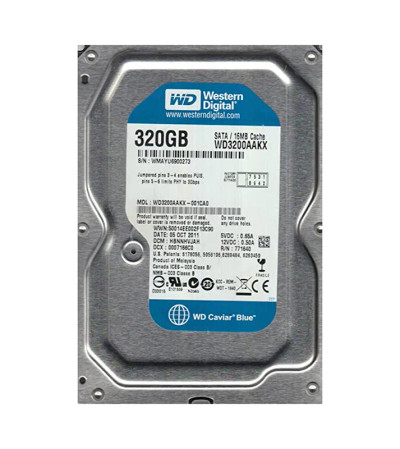 WD3200AAKX-001CA0 - Western Digital 320GB 7200RPM SATA 6Gb/s 16MB 3.5" HDD