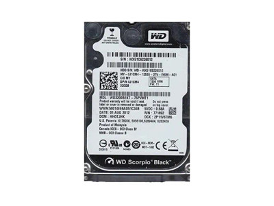 WD3200BEKT-75PVMT1 - Western Digital 320GB 7200RPM SATA 2.5-Inch HDD