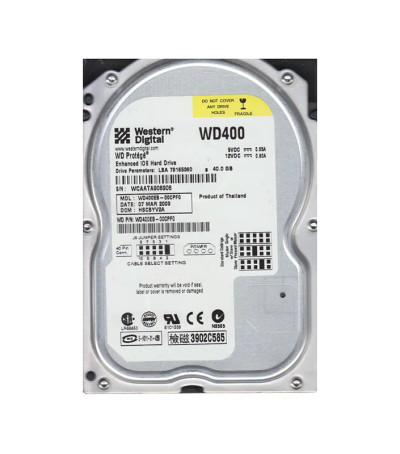 WD400EB-00CPF0 - Western Digital 40GB 5400RPM EIDE 2MB 3.5" HDD