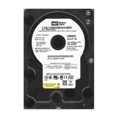 Western Digital 500GB SATA Hard Drive 7200RPM 3.5 16MB Cache RE2 - Compatible with servers