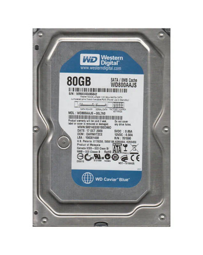 WD800AAJS-00L7A0 - Western Digital 80GB 7200RPM SATA 3.5" HDD