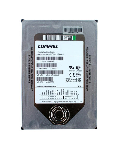 WDE9100-6008A8 - Western Digital 9.1GB 7200RPM Ultra3 SCSI 3.5" HDD