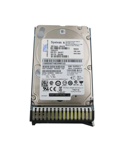 00AJ077 - Lenovo 900GB 10000RPM SAS 6Gb/s 2.5" HDD