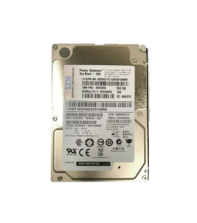00E9906 - IBM 283GB 15000RPM SAS 6Gb/s 2.5" HDD