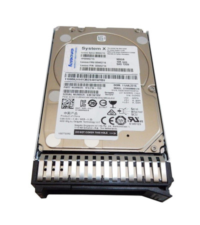 00WG715 - Lenovo 900GB 10000RPM SAS 12Gb/s Hot Swappable 2.5-Inch Hard Drive for System x3550 M5 Server