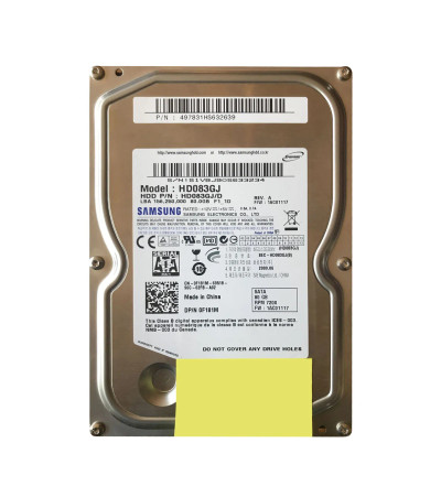 HD083GJ - Samsung 80GB 7200RPM SATA 3.5" 8MB HDD