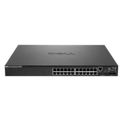 Dell PowerConnect 5500 Series 5524P 24-Port PoE Gigabit Ethernet Switch, Layer 3 Managed, Rack-Mountable