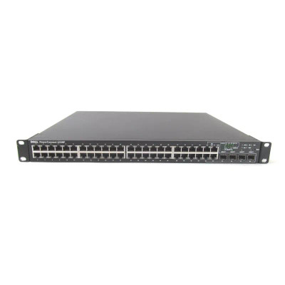 Dell PowerConnect 6200 Series 6248P PoE Gigabit Ethernet Switch, 48 Ports + 4 SFP, Layer3 Managed, 1U Rack-mountable