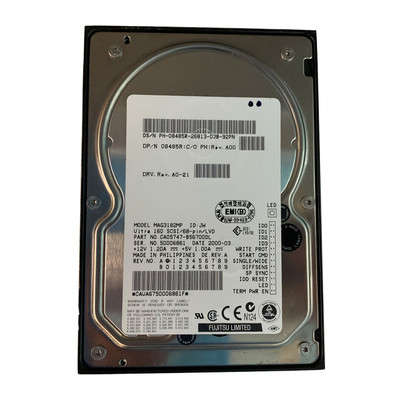 08485R - Dell 18.2GB 10000RPM Ultra2 SCSI 3.5" HDD