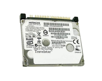 Hitachi Travelstar C4K60 Series 20GB 4200RPM IDE Ultra ATA/100 ATA-6 2MB Cache 1.8-inch Hard Drive for laptops