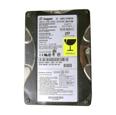 09G081 - Dell 40GB 5400RPM ATA-100 2MB 3.5" HDD