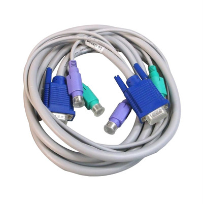 IBM 7 Feet NetBay KVM VGA PS/2 Console Cable Set for ProLiant DL360p Gen8 Servers
