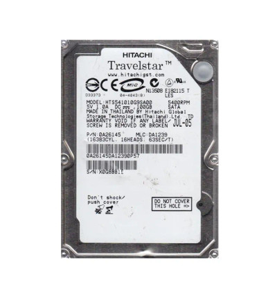 0A26145 - Hitachi 100GB 5400RPM 2.5" SATA HDD