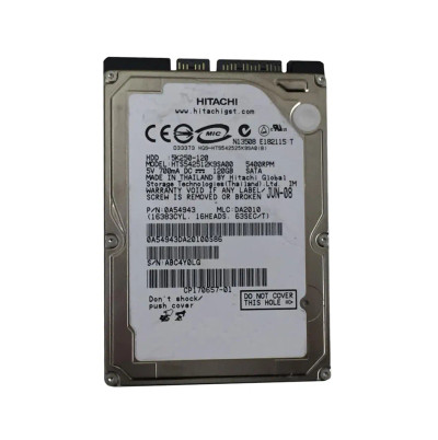 0A54943 - Hitachi 120GB 5400RPM SATA 2.5" HDD