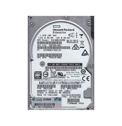 HGST Ultrastar C10K1800 1.8TB SAS 12Gb/s 10520RPM Hard Drive for Servers